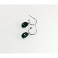 thumbnail image 4 of Faship Gorgeous Green Teardrop Rhinestone Crystal Dangling Earrings, 4 of 5