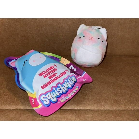 Squishmallow Squishville MINI CATICORN PLUSH NEW OPENED PACKAGE