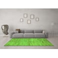 thumbnail image 3 of Ahgly Company Indoor Round Abstract Green Modern Area Rugs, 8' Round, 3 of 4