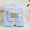 thumbnail image 4 of FNGZ Bath Towel,Hand Towels,High-Density Coral Fleece Towel and Bath Towel Two-In-One Set Soft and Absorben,Washcloths, 4 of 4