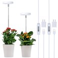 thumbnail image 1 of BeesClover 2 Packs Grow Lights For Indoor Plants With 9 Dimmable Brightness Height Adjustable LED Full Spectrum Plant Light, 1 of 8