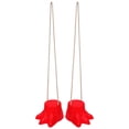 thumbnail image 1 of FONDOTIN 2Pcs Balancing Stilt Kid Red Claw Shape Thickened Design for Outdoor Activities, 1 of 8