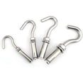 thumbnail image 5 of Expansion Screw Bolts,Fixings Plugs,Bolt Sleeve,Anchor Bolts,Screws Nuts, M6 M8 Expansion Screws Hooks 316 Stainless Steel Eye Bolt Open Anchor Hook for Basket Ceiling Fan Hanging (Length : 2pcs, Si, 5 of 5