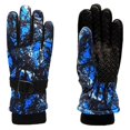 thumbnail image 1 of Guantes de esquí de invierno Guantes de nieve impermeables a prueba de viento Guantes cálidos con forro unisex (azul), 1 of 5
