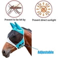 thumbnail image 4 of Mosquitera de malla fina con orejas de caballo azules y blancas., 4 of 5