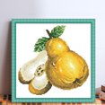 thumbnail image 2 of Kit Punto Cruz Pera Con Cuentas Bordado Parcial Arte para El 9CT 25x25cm, 2 of 9