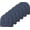 Denim Blue, variant on Chair Cushion Memory Foam Pads Tufted Slip Non Skid Rubber Back U-Shaped 17" x 16" Seat Cover, 6 Pack, Charcoal Gray