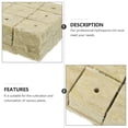thumbnail image 4 of MasteelfCA 20Pcs Practical Concavity Seedlings Mineral Wool Seedlings Mineral Wool Block Planting Tool, 4 of 9