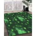 thumbnail image 3 of Ahgly Company Machine Washable Indoor Square Transitional Dark Forest Green Area Rugs, 6' Square, 3 of 7