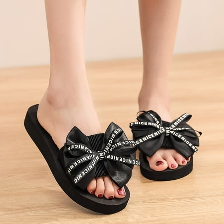 

Fashion Women Beach Breathable Sandals Home Slipper Flip-Flops Wedges Shoes