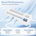 thumbnail image 6 of DUYIWAA 13" Laminating Machine A3 A4 Photos Thermal Laminator Machine 4 Roller Hot Cold Film 110V 600W, 6 of 18