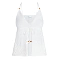 thumbnail image 5 of No Boundaries Cami Top with Beads and Shorts Set, 2-Piece, Women's XXS-XXL, 5 of 5