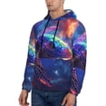 thumbnail image 3 of Sikiie Starry Sky Turtle Men's Hoodie, Essentials Hoodie, Sweatshirt, Pullover Hooded Sweatshirt for Men-4X-Large, 3 of 7