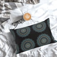 thumbnail image 3 of Salouo Mandala Pattern Pillow Cases,1PC Pillow Covers with Envelope Closure Decorative Pillow Case for Bed Couch,Pillows Not Included-14"x20", 3 of 6