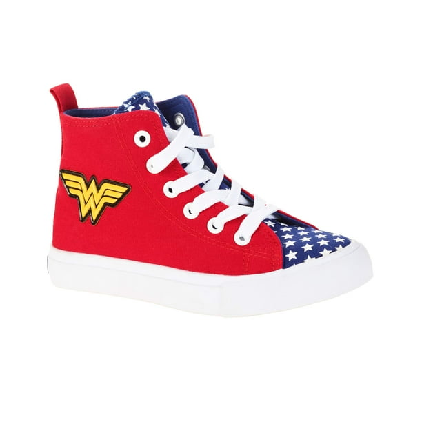 Dc Comics Girls High Top Casual Sneaker Walmart Com Walmart Com