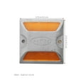 thumbnail image 2 of GOOHOCHY HOMEMAXS 2pcs Road Reflectors Reflective Pavement Markers for Driveway Safety Signs Speed Bumps Sidewalks Street Crossings and Freeways, 2 of 7