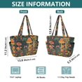 thumbnail image 4 of FORMRS Tote Bag for Women Quilted Large Capacity Travel Work Carry On Shoulder Handbag, Forest Mushroom, 4 of 7