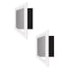 thumbnail image 5 of 2 marcos de fotos de madera con abertura frontal para ilustraciones, marcos de fotos decorativos para perfiles Blanco, 5 of 9