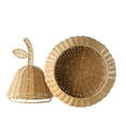thumbnail image 3 of Kaplan Early Learning Company Pear Washable Wicker Floor Basket, 3 of 5