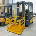 thumbnail image 7 of 43"x45" Forklift Safety Cage, 1300 LBS Capacity Forklift Work Platform with Safety Harness, Collapsible Aerial Platform for Lifting Loader
﻿, 7 of 7