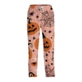 thumbnail image 7 of Satingcolo Mens Pajama Pants Sleep Lounge Bottoms Soft Comfy Pj Pant Sleepwear with Drawstring Halloween Costumes, 7 of 7