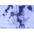 thumbnail image 1 of Ahgly Company Machine Washable Indoor Rectangle Abstract Blue Modern Area Rugs, 6' x 9', 1 of 4