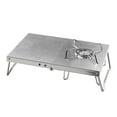 thumbnail image 4 of IDEANATEGRATE Camping Bracket Silver 1Pack 12.6x8.3x3.3in Stainless Steel, 4 of 8
