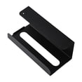 thumbnail image 1 of Cubierta para soporte de caja de pañuelos, caja de almacenamiento de pañuelos montada en la pared debajo del gabinete, hogar y Negro, 1 of 9