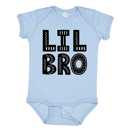 

Inktastic Little Brother Lil Bro Boys Outfit Gift Baby Boy Bodysuit