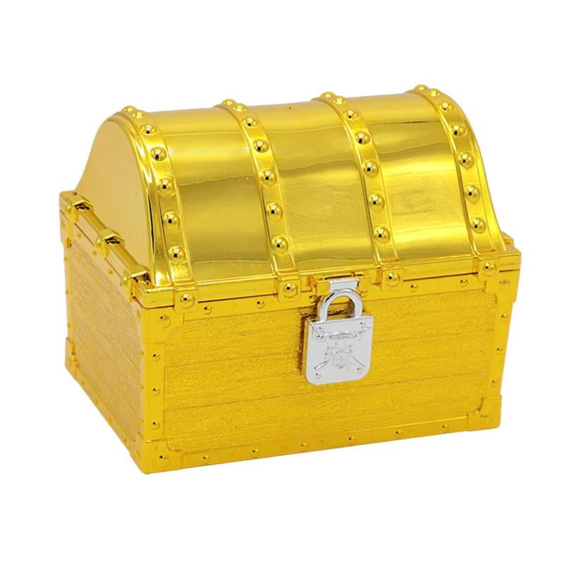 gold toy chest