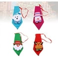 thumbnail image 5 of 4 Uds. De corbatas navideñas para niños, corbatas decorativas con lentejuelas, adornos colgantes para árbol de Navidad oso de fresa Electrónica, 5 of 5