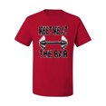 thumbnail image 2 of Wild Bobby, Meet Me at The Bar, Gym/Workout, Men Graphic Tee, Red, 5X-Large, 2 of 4