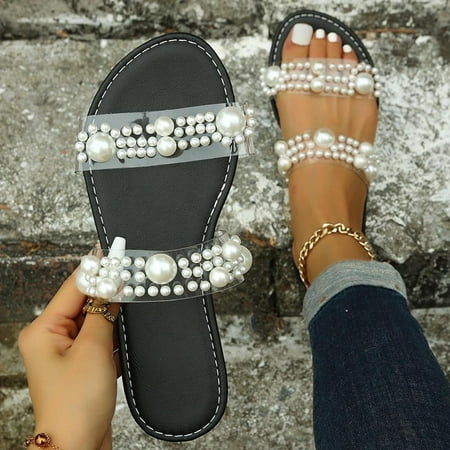 

Ovzne Slippers For Women Indoor Womans Slippers Summer Women Open Toe Beach Sandals Roman Casual Flat Shoes Slippers Slippers For Women Indoor And Outdoor