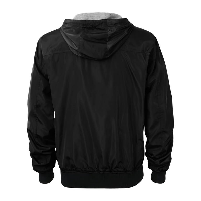 Hat and Beyond Men s Lightweight Slim Fit Windbreaker Jacket