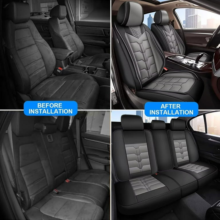 AOMSAZTO Car Seat Covers Fit for BMW X5 2007-2025 2PCS Front Car