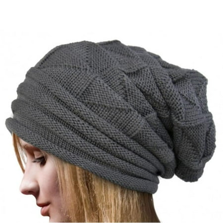 - Outtop Women Winter Crochet Hat Wool Knit Beanie Warm Caps GY