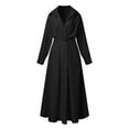 thumbnail image 5 of HJYCHN Elegant Ladies Blouse Dress with Long Sleeve High Waist Design for Everyday Casual Wear Black L, 5 of 6