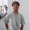 thumbnail image 3 of Dalix Alien Relaxed Heavy Cotton Short Sleeve Summer Tee Mens in Stone 3XL XXX-Large, 3 of 5