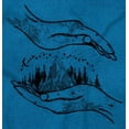 thumbnail image 2 of Mountain Hands Symbolic Spiritual Hoodie Sweatshirt Women Men Brisco Brands 2X, 2 of 6