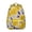 Yellow-23, variant on "Fashionable Flowers Themed Backpack Featuring Sunflower Design - Durable Bookbag with Laptop Compartment, Breathable Mesh Back Panel, Side Pockets for Water Bottles & School Supplies"