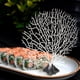 thumbnail image 1 of Adorno de plantas de coral artificial Plato de sushi japonés Decoración Restaurante Sushi Flor artificial Platos de hierba de sushi Decoración para el descanso en el hogar LingWen 9024715805782, 1 of 1