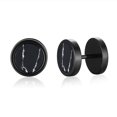thumbnail image 1 of Mens Stud Earrings Daily Street Wear Jewelry Stainless Steel Small Ear Accessory, 1 of 6