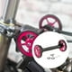 thumbnail image 3 of Bicicleta plegable duradera s Varilla de extensión para Negro rosa rojo Zulema Ruedas fáciles de bicicleta, 3 of 8