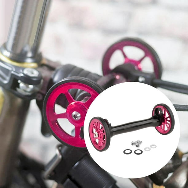 Varilla de extensión Accesorios de ciclismo Barra telescópica Reemplazo o Aleación de aluminio Bloque de varilla de extensión para bicicleta Negro rosa rojo Macarena Ruedas fáciles de bicicleta