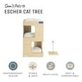 thumbnail image 3 of Sam's Pets Escher Cat Tree 23.5'' in White Oak, 3 of 5