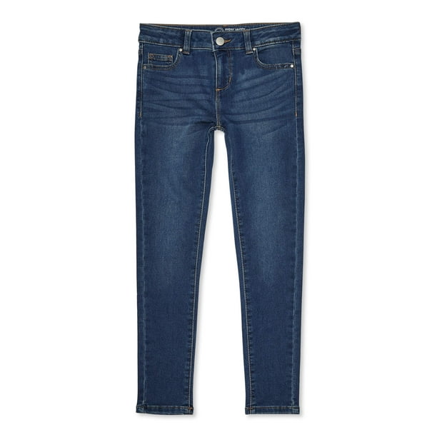 Wonder Nation Wonder Nation Girls Kid Tough Super Skinny Jeans Sizes 4 18 Plus Walmart Com Walmart Com