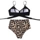 thumbnail image 4 of Trajes de baño de dos piezas con estampado floral y tanga de cintura alta y entrecruzado para mujer$Trajes de baño de dos piezas con estampado floral y tanga de cintura alta y entrecruzado, 4 of 4