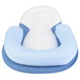thumbnail image 1 of Almohada de algodón para bebé recién nacido, cojín antivuelco para posicionamiento del sueño, para bebés de 0 a 12 meses, color azul, 1 of 7