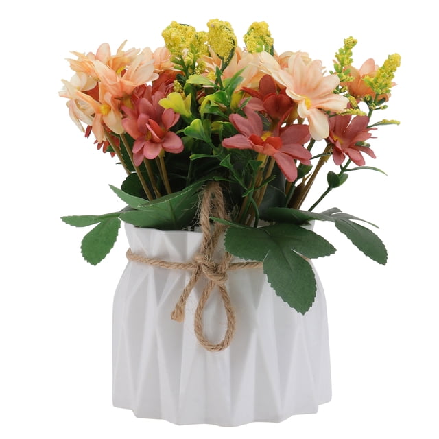 1 pieza de decoración de flores artificiales de simulación para bonsái, decoración de escritorio