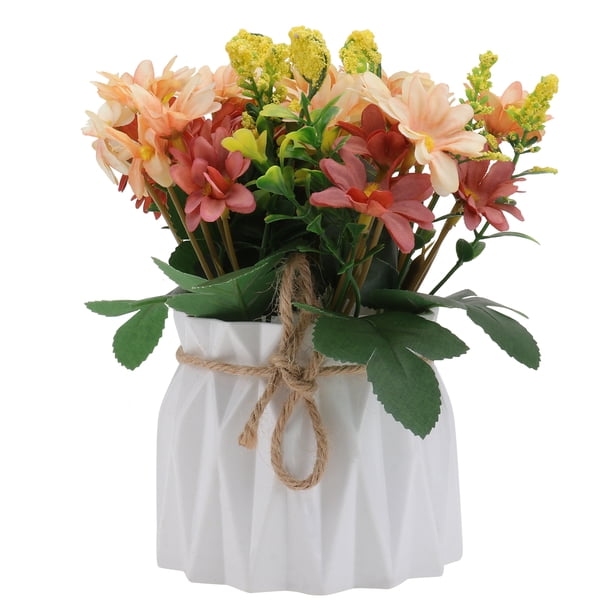 1 pieza de decoración de flores artificiales de simulación para bonsái, decoración de escritorio